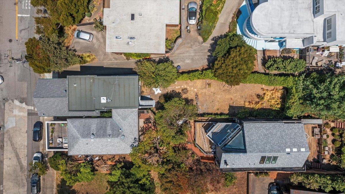 507 Easterby Street Sausalito, CA 94965 - Photo 15 of 90 an aerial view of residential houses with outdoor space and parking