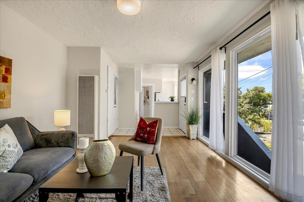 507 Easterby Street Sausalito, CA 94965 - Photo 54 of 90 a living room with furniture and a large window