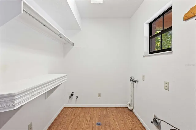 a view of a park with a lake