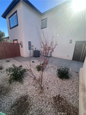 a backyard of a house