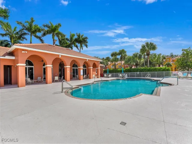 a view of outdoor space yard and swimming pool
