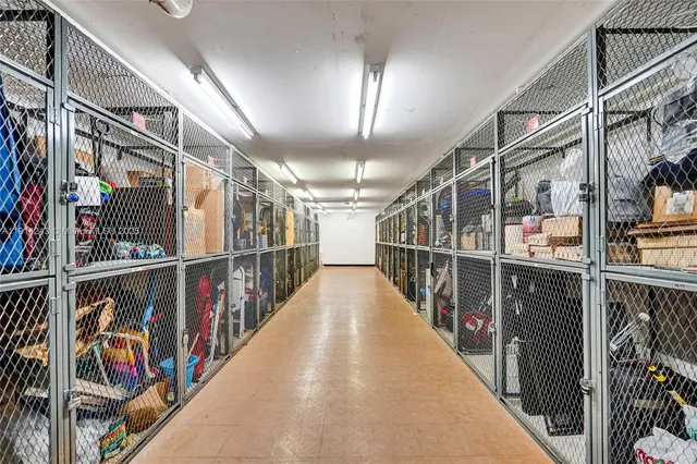 a view of a balcony with wooden floor