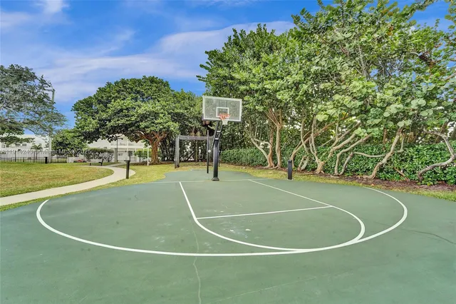a view of a road with an ocean view
