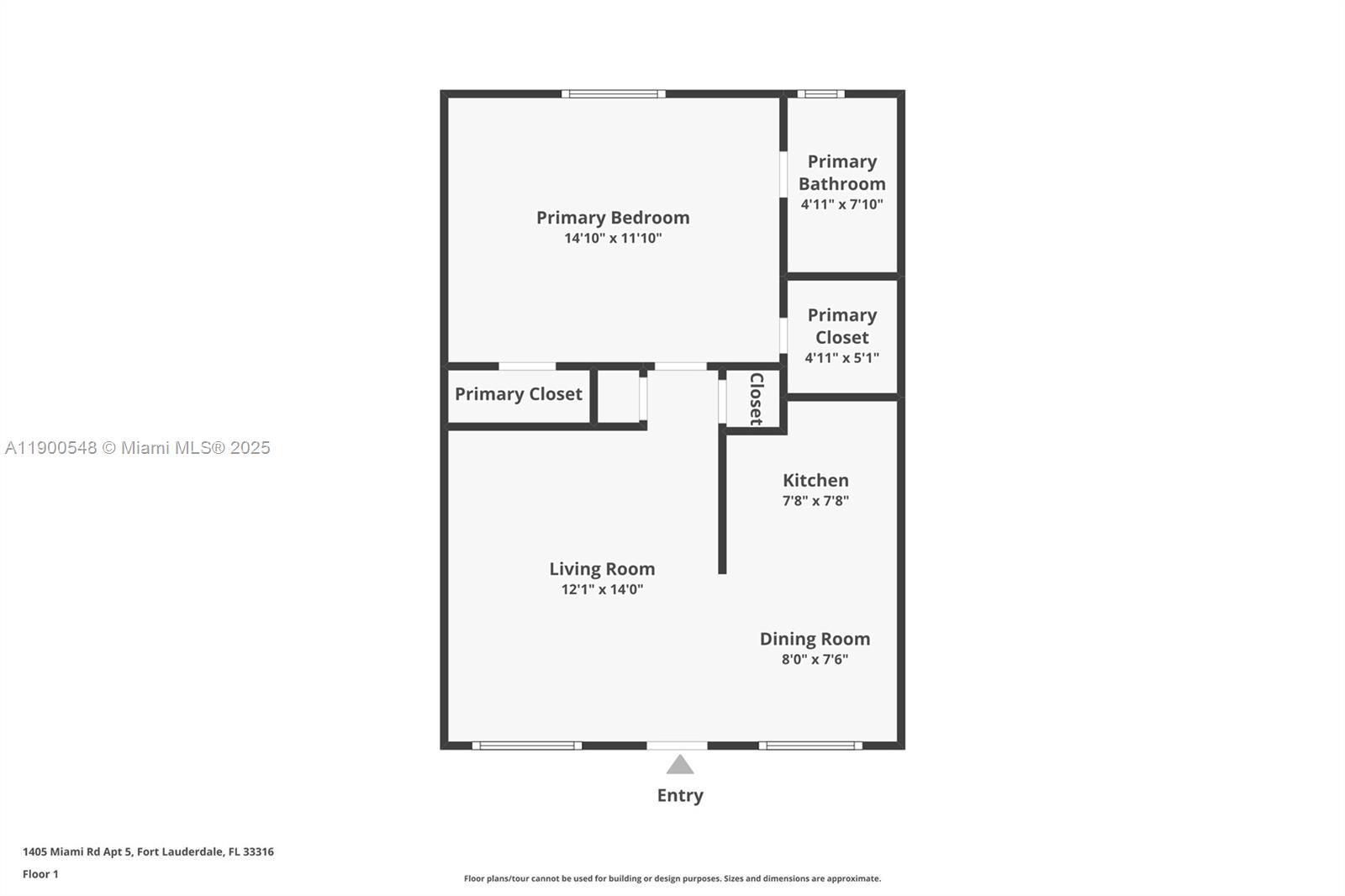 1405 Miami Road, Unit 5 Fort Lauderdale, FL 33316 - Photo 25 of 25 a picture of a bench in a white building