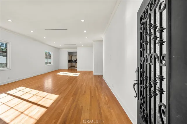 a view of livingroom with furniture and wooden floor