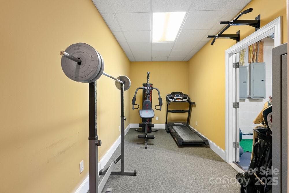 134 Brightmore Circle Rutherfordton, NC 28139 - Photo 31 of 40 a view of a room with gym equipment