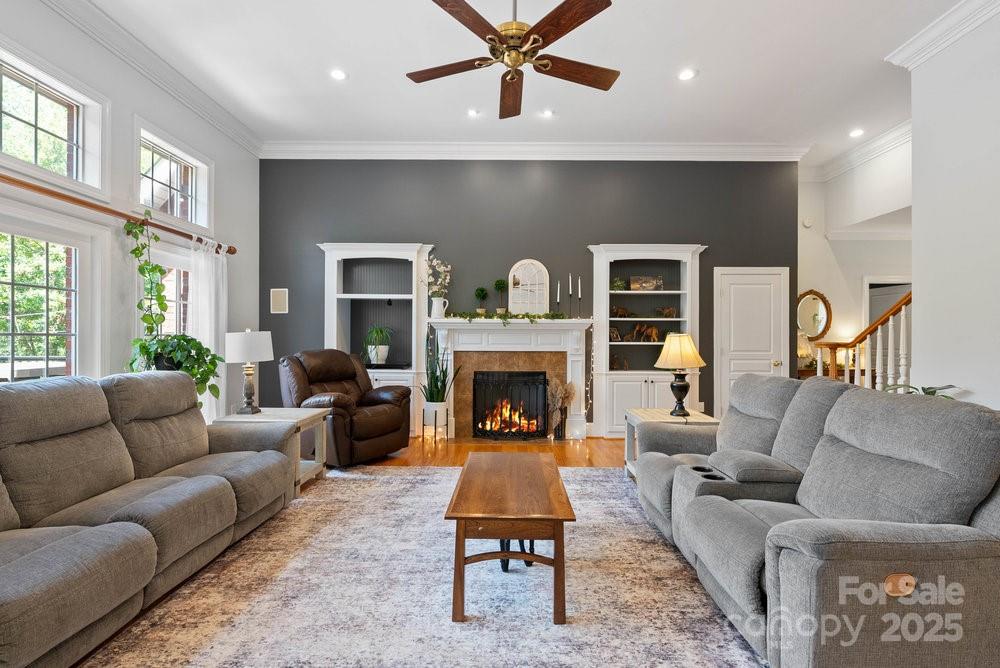 134 Brightmore Circle Rutherfordton, NC 28139 - Photo 5 of 40 a living room with furniture fireplace and window