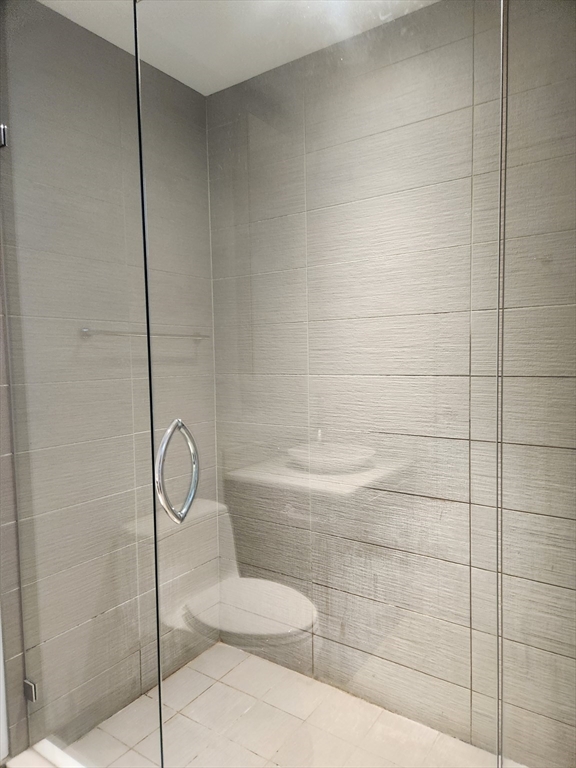 110 Stuart Street, Unit 19D Boston, MA 02116 - Photo 14 of 18 a bathroom with a shower and a toilet