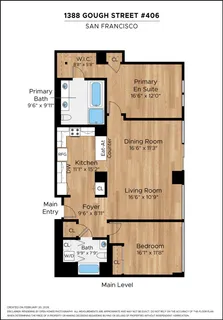 $1,050,000 | 1388 Gough Street, Unit 406, San Francisco, CA 94109