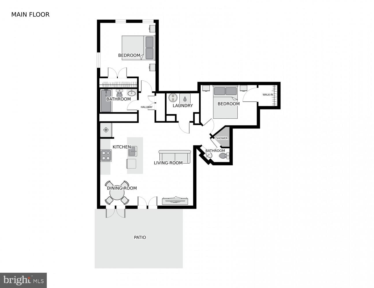 3324 18th Street Northwest, Unit 6 Washington, DC 20010 - Photo 24 of 24 a picture of a floor plan