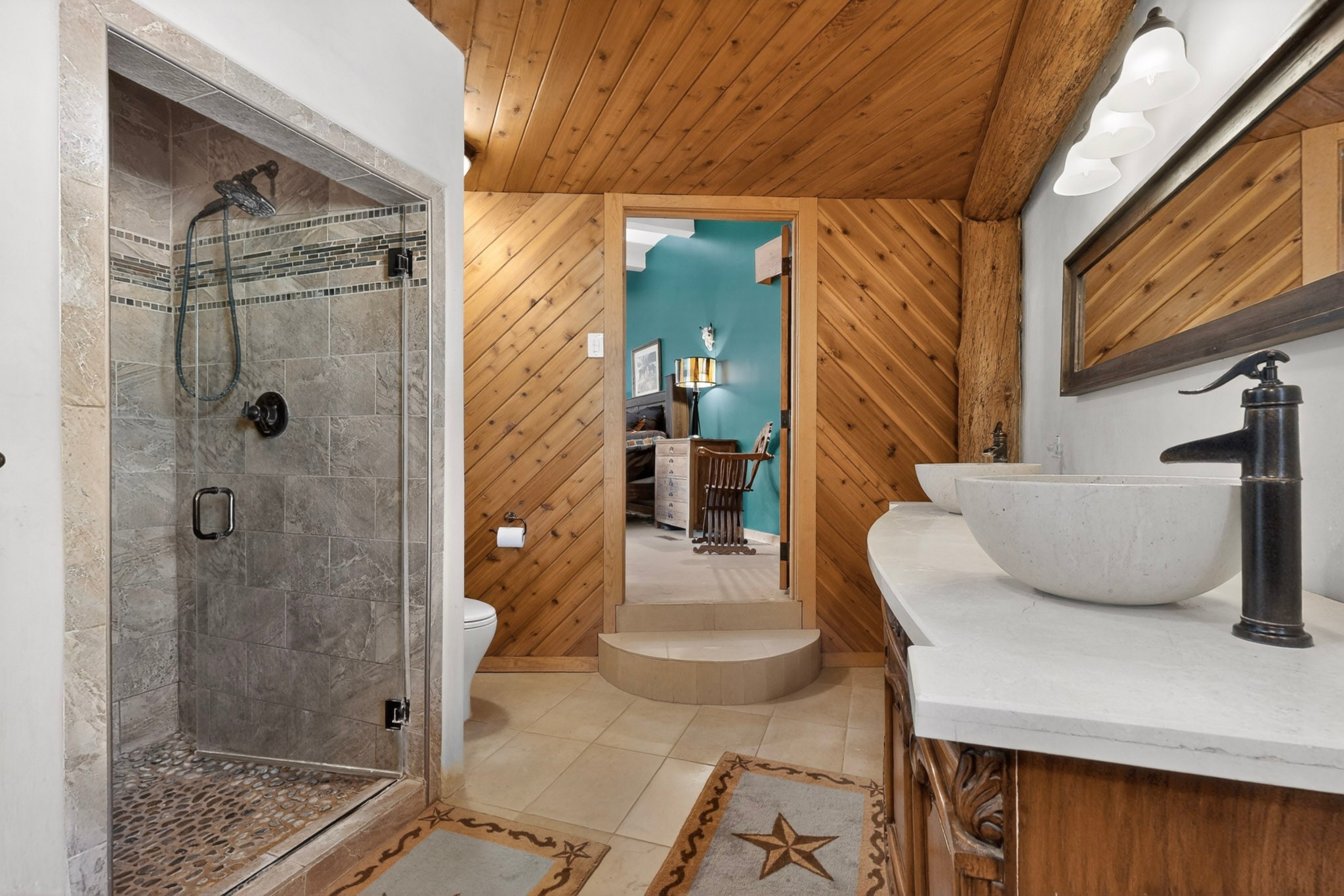 26 Schmittle Road Socorro, NM 87801 - Photo 32 of 80 Primary bath with steam shower