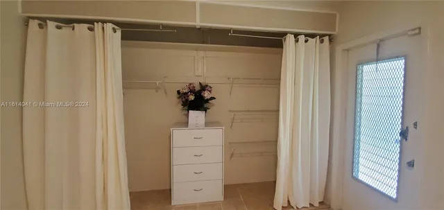 a view of walk in closet