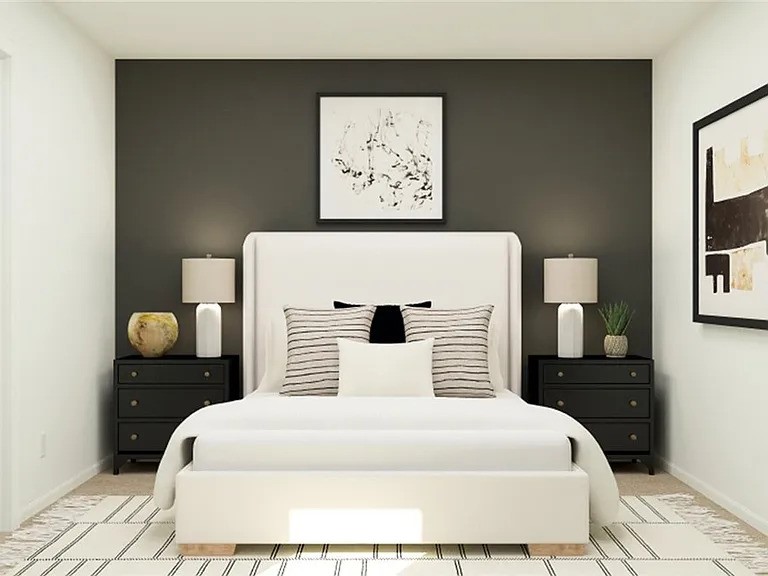 520 Commander Abbott Drive Jarrell, TX 76537 - Photo 6 of 10 a bedroom with a bed and a night stand