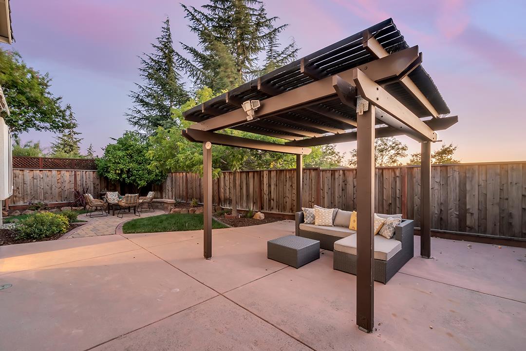 906 Schoolhouse Road San Jose, CA 95138 - Photo 40 of 57 a view of a backyard with sitting area