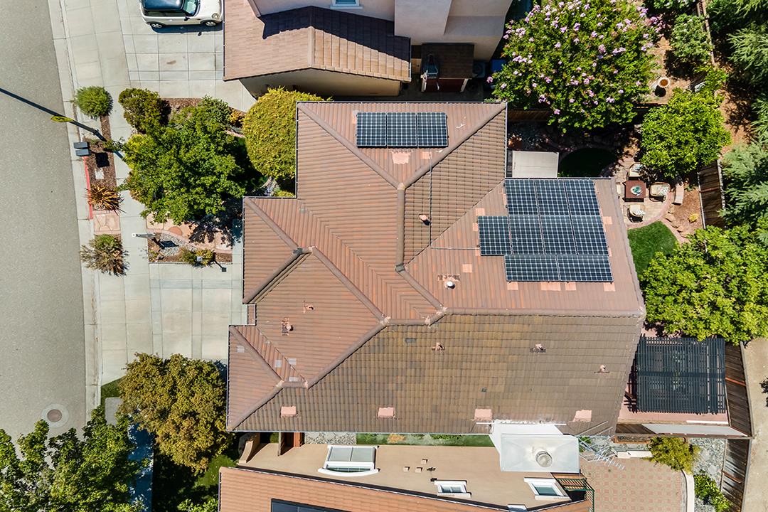 906 Schoolhouse Road San Jose, CA 95138 - Photo 56 of 57 an aerial view of a house with a yard
