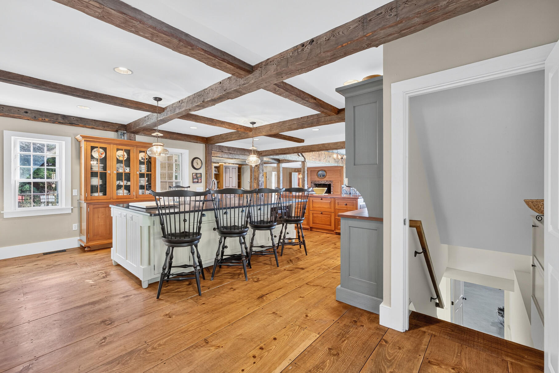 480 Dyer Prince Road Eastham, MA 02642 - Photo 59 of 76 a dining room with furniture and wooden floor