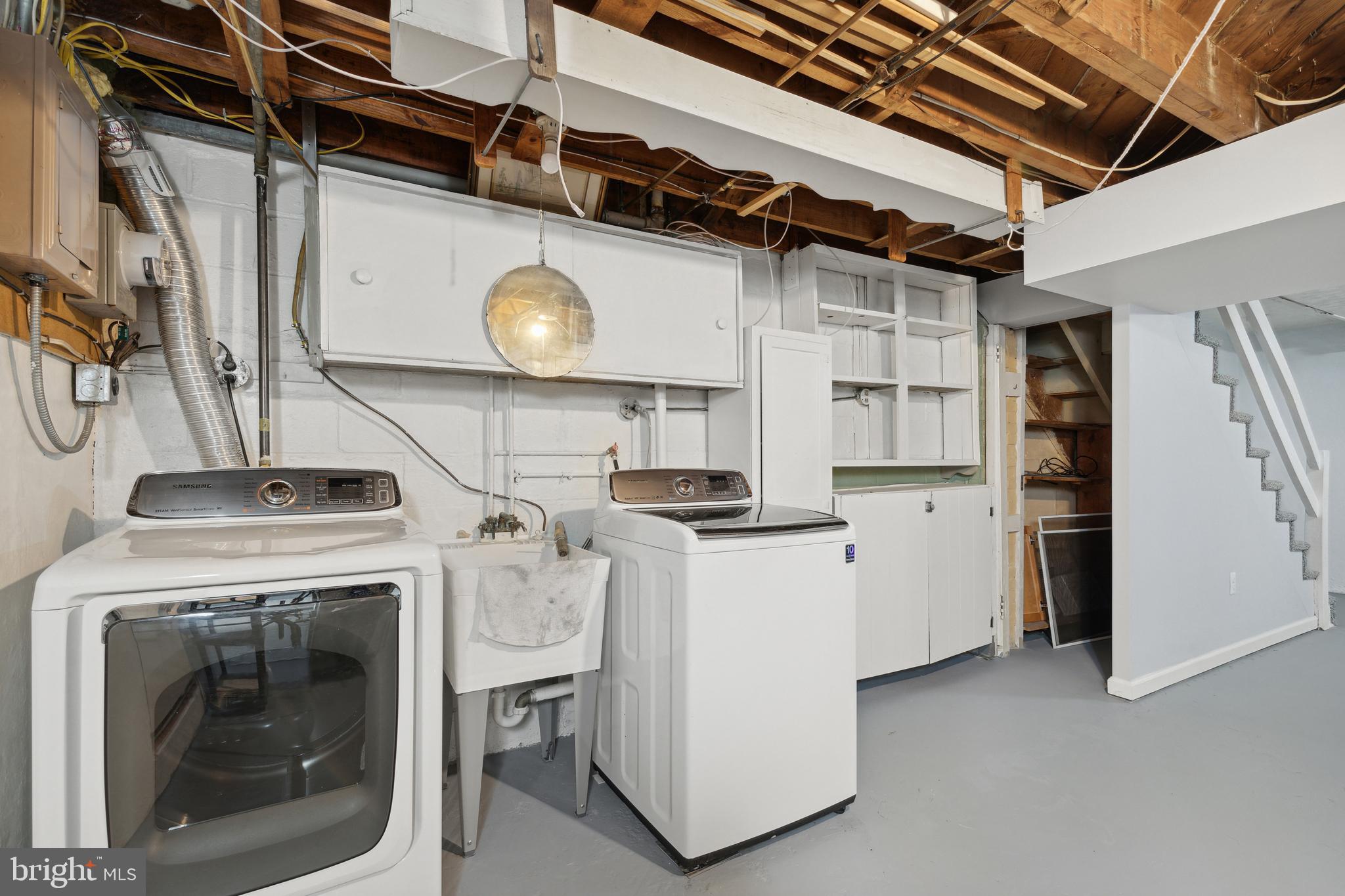 3418 Dunran Road Dundalk, MD 21222 - Photo 34 of 53 a utility room with dryer and washer
