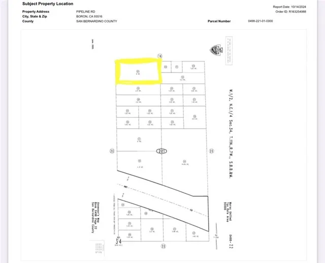 0 Pipeline Road Boron, CA 93516 - Photo 2 of 5 unknown
