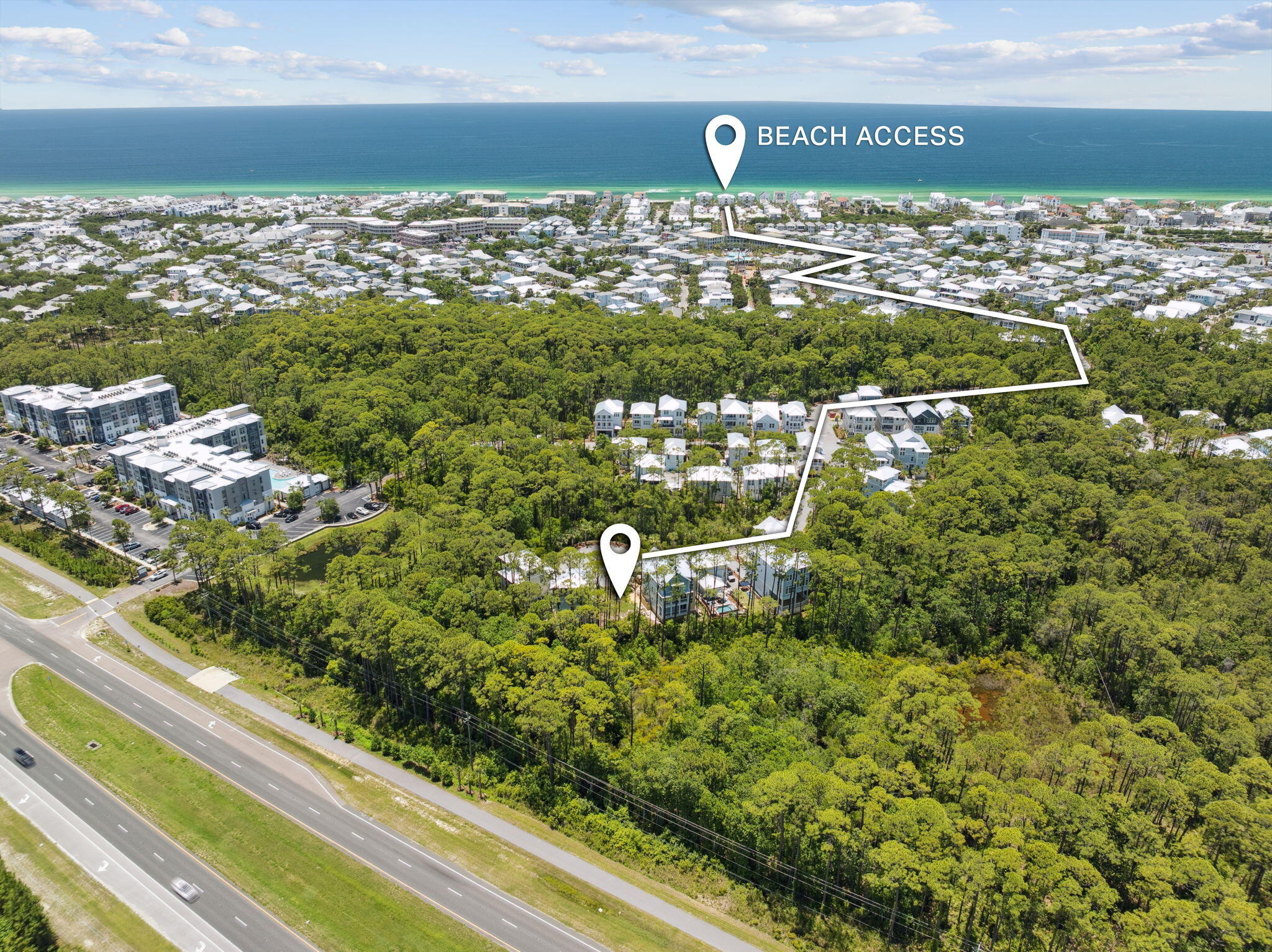 Lot 68 North Silver Maple Dr Inlet Beach Inlet Beach, FL 32461 - Photo 1 of 14 a view of ocean view