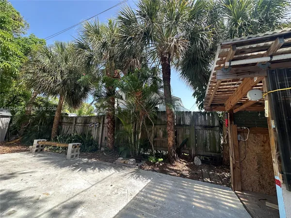 a view of outdoor space and patio area