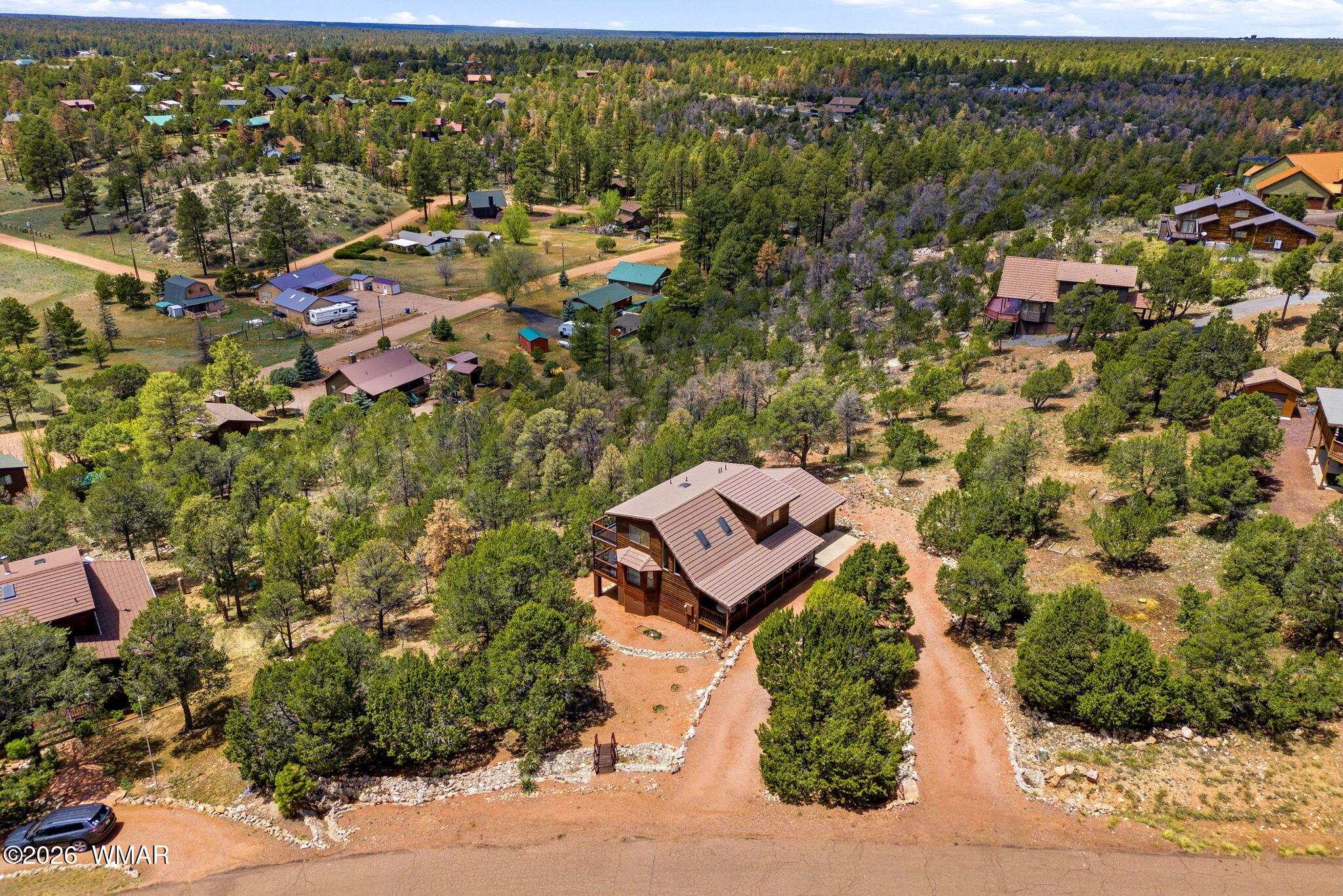 2806 Sky Hawk Drive Overgaard, AZ 85933 - Photo 38 of 43 an aerial view of multiple house