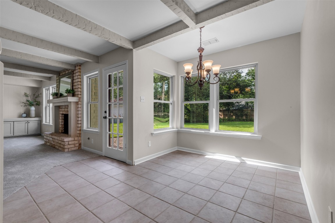 6415 Bayonne Drive Spring, TX 77389 - Photo 15 of 40 a view of livingroom with furniture and floor to ceiling window