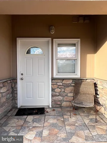 a view of front door of house