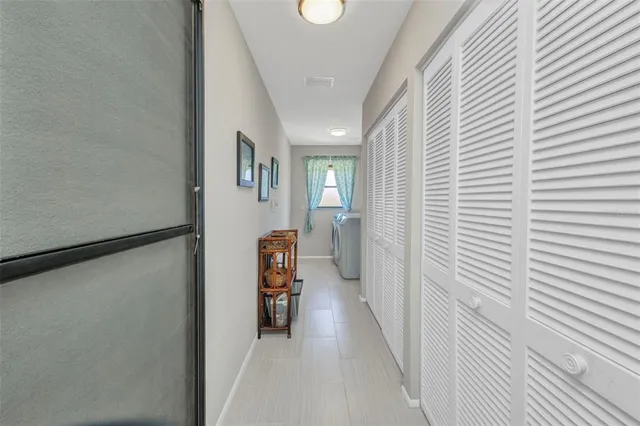 a view of a livingroom with furniture and wooden floor