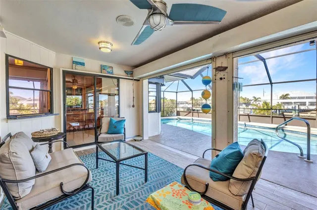 a view of a swimming pool