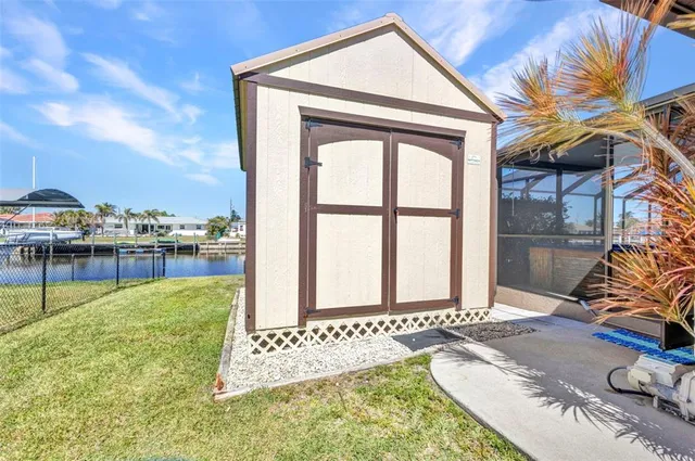 a view of a house with wooden stairs