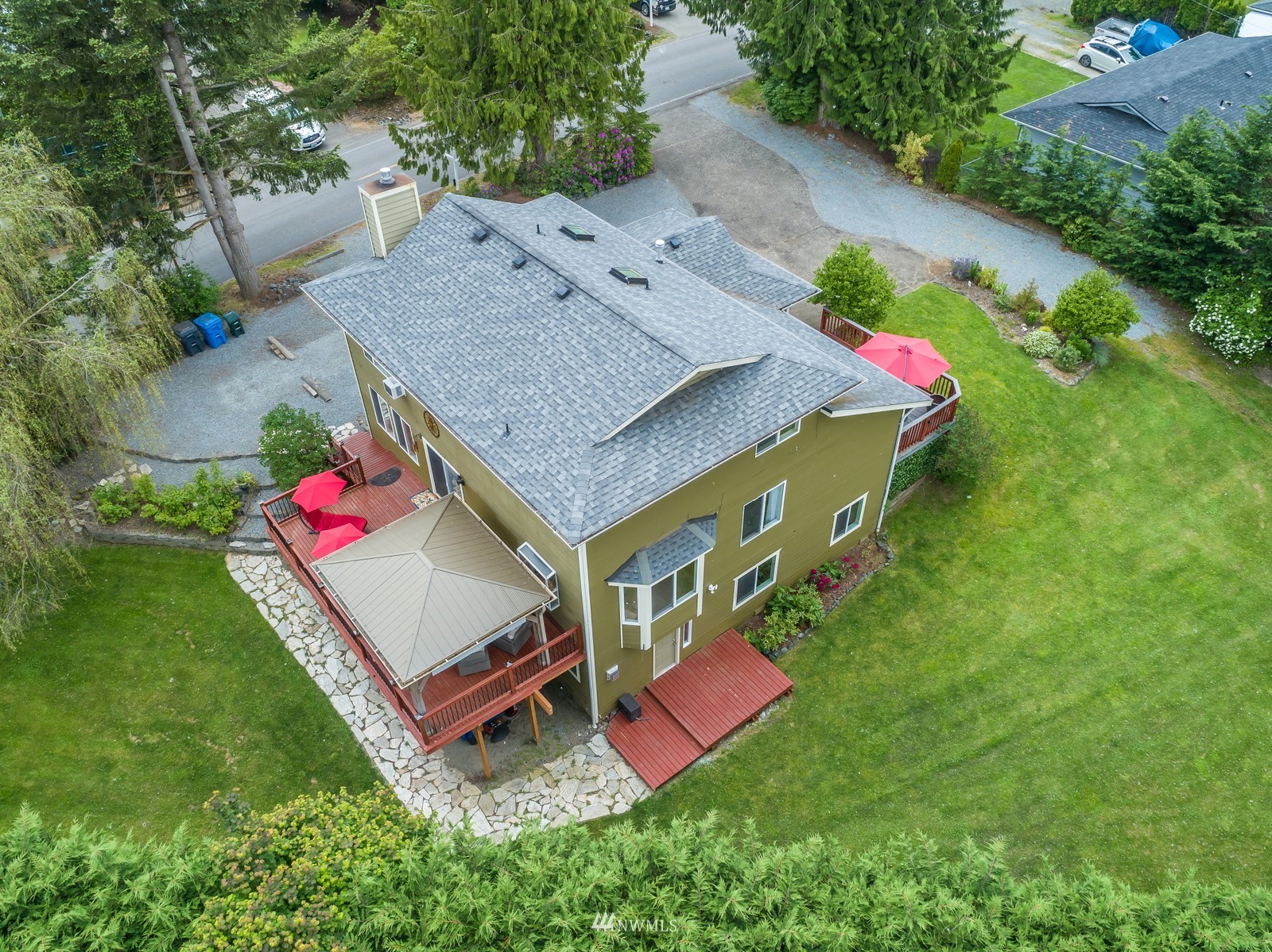 7413 Vandermark Road East Bonney Lake, WA 98391 - Photo 30 of 39 an aerial view of a house