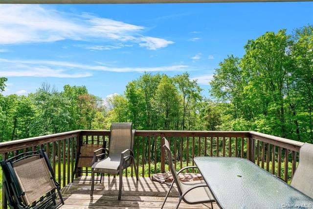 448 Old Mountain Road Port Jervis, NY 12771 - Photo 16 of 19 Wooden deck with outdoor dining area