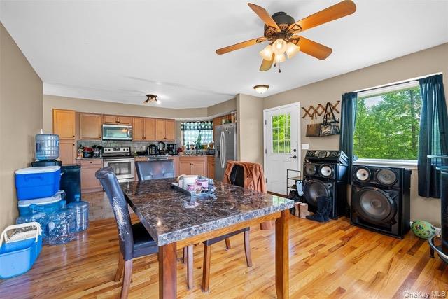 448 Old Mountain Road Port Jervis, NY 12771 - Photo 16 of 29 a view of a dining room with furniture window and outside view
