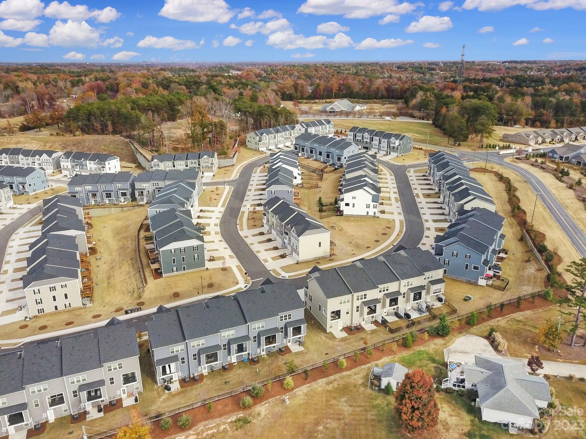 622 Crudent Road Tega Cay, SC 29708 - Photo 7 of 40 an aerial view of residential building and parking space