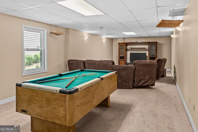 a room with furniture and a window