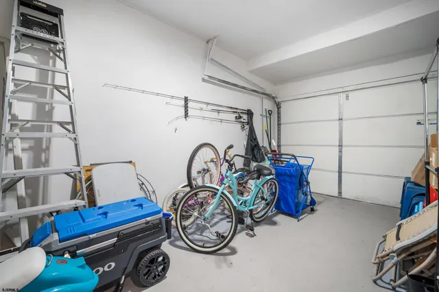 a view of storage and utility room with racks on the wall
