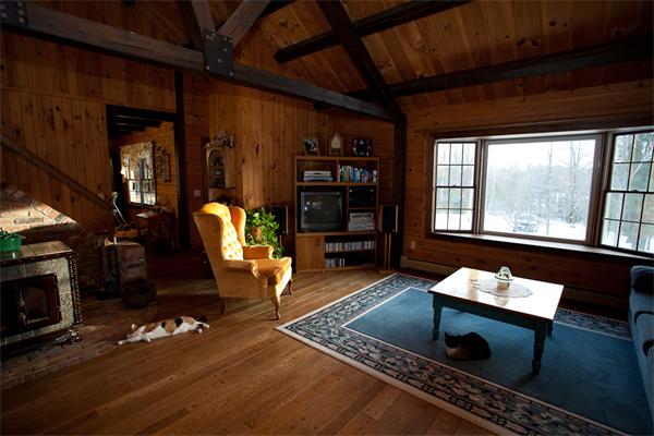 150 East County Road Rutland, MA 01543 - Photo 11 of 23 a living room with furniture fireplace and wooden floor