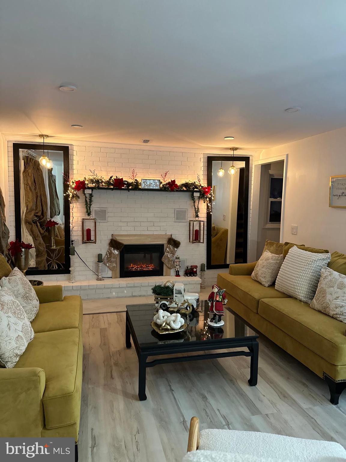 325 Wilson Road Blackwood, NJ 08012 - Photo 9 of 33 a living room with furniture and a fireplace
