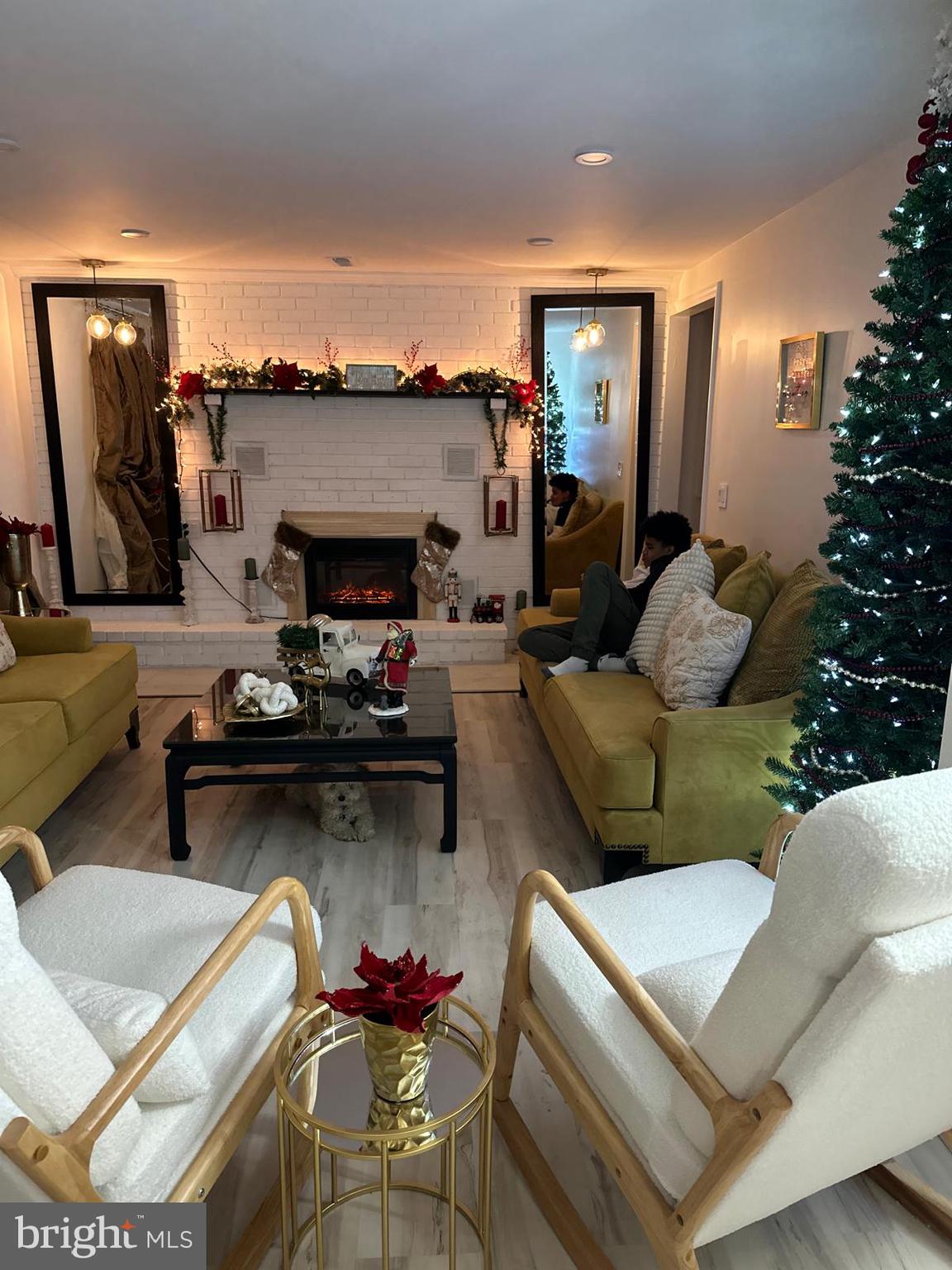 325 Wilson Road Blackwood, NJ 08012 - Photo 10 of 33 a living room with furniture and a fireplace
