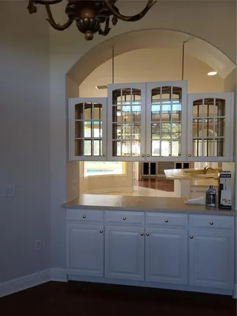 a view of a living room and dining room