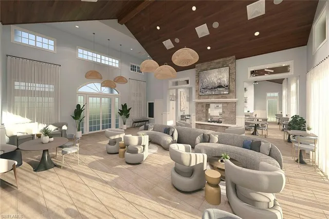 a view of a bar restaurant