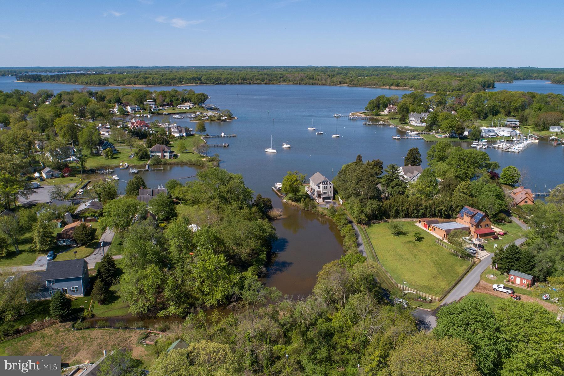 1215 Rogers Road Edgewater, MD 21037 - Photo 22 of 51 Aerial view showing incredible location for views