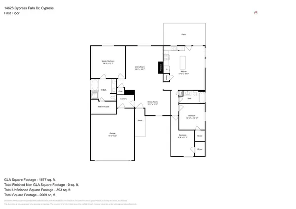$2,050 | 14626 Cypress Falls Drive, Cypress, TX 77429