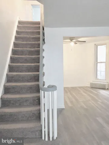 a view of a closet area