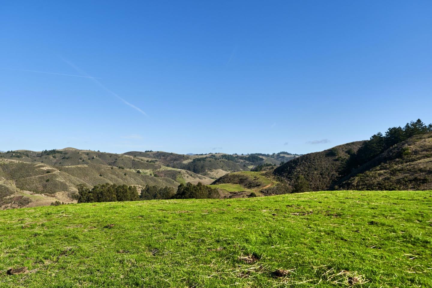 3225 Pomponio Creek Road San Gregorio, CA 94074 - Photo 17 of 50 a view of a lush green hillside and mountains