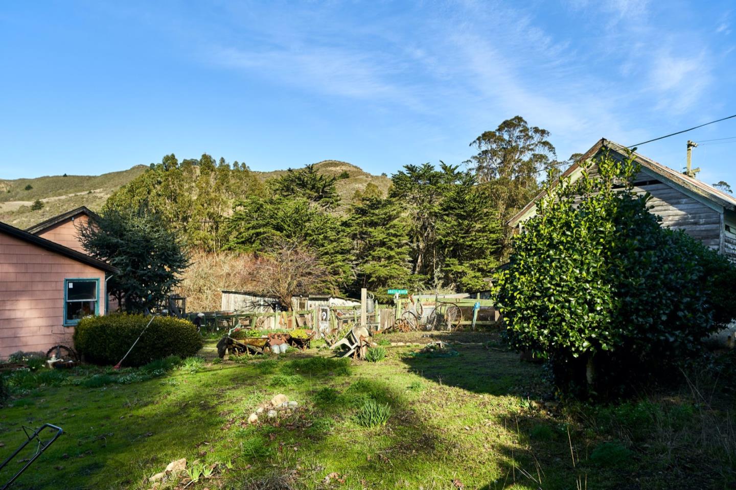 3225 Pomponio Creek Road San Gregorio, CA 94074 - Photo 6 of 50 a view of a house with a yard