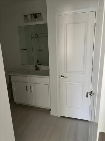a utility room with a sink