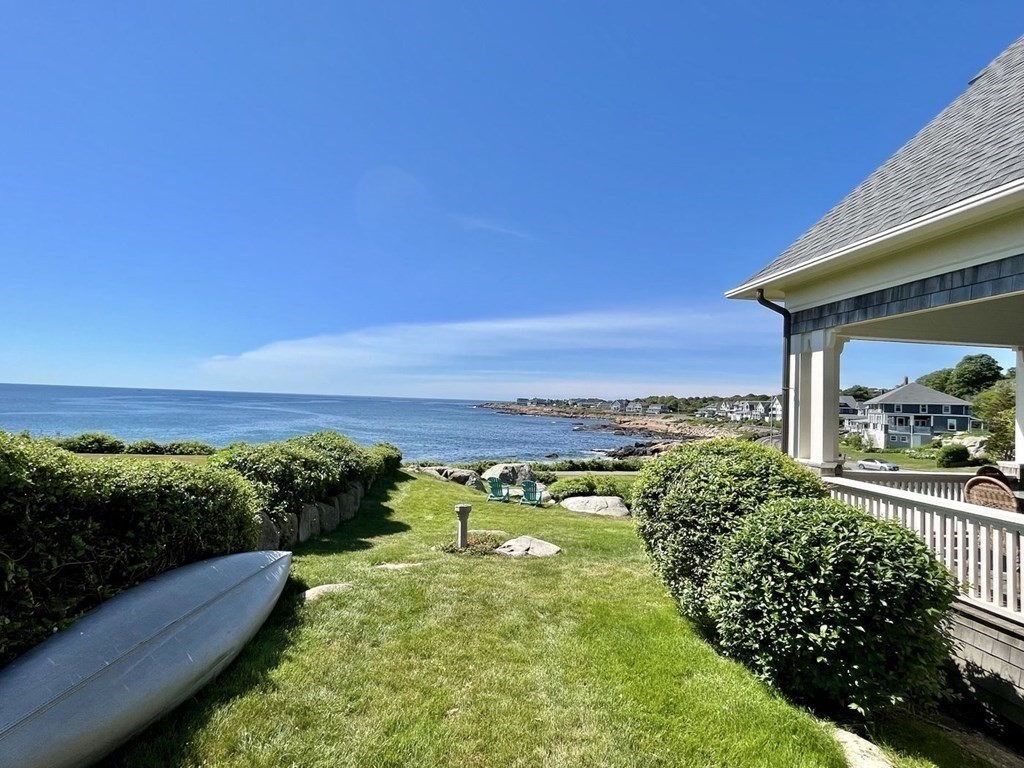 7 Bass Rocks Road Gloucester, MA 01930 - Photo 33 of 36 a view of a garden with an ocean