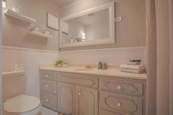 a close view of a sink