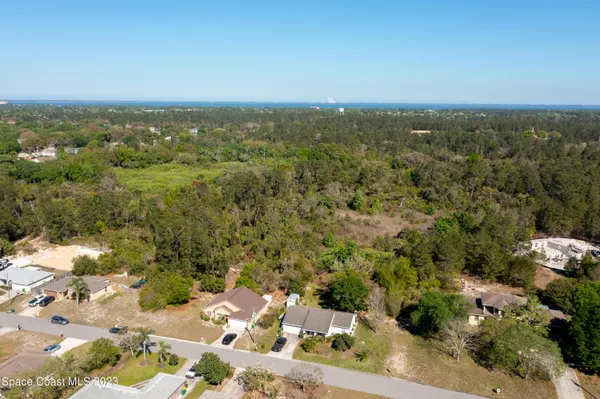 a view of city and mountain